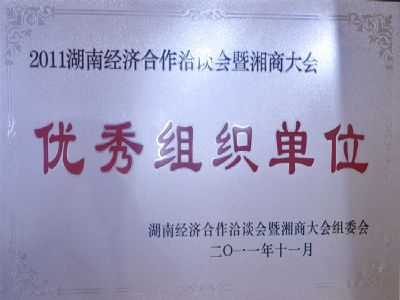 2011异地商会优秀组织奖