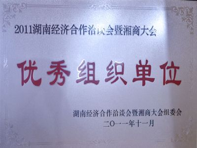 2011异地商会优秀组织奖